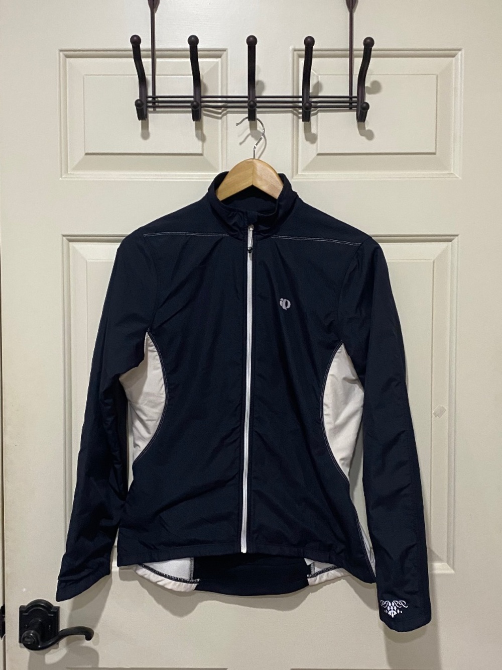Pearl Izumi Women’s Medium Cycling Jacket Navy White Full Zip
